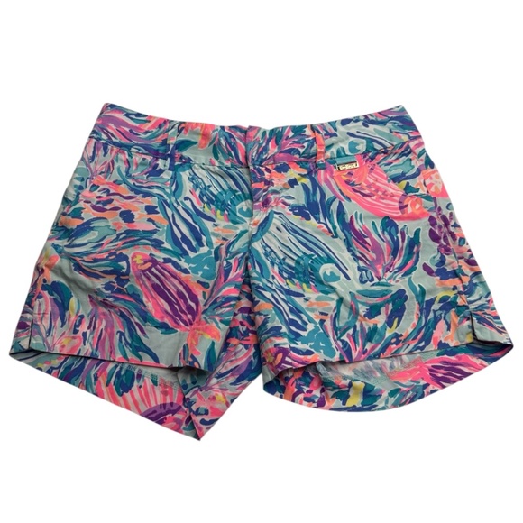 Lilly Pulitzer 5" Callan Shorts Seas The Day - Picture 1 of 15